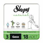 Гигиеническая прокладка Sleepy Natural Ultra Sensitive, 18 шт.