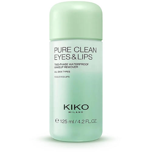 Kiko Milano Pure Clean, Двухфазное средство для снятия макияжа с глаз и губ