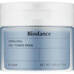 Biodance Cera-Nol Gel Toner Pads, Увлажняющие гелевые тонер-пады с керамидами, 60 шт. (140 г)