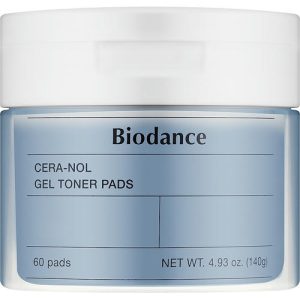 Biodance Cera-Nol Gel Toner Pads, Увлажняющие гелевые тонер-пады с керамидами, 60 шт. (140 г)
