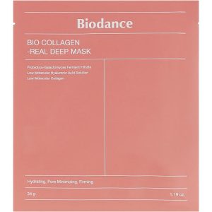 Biodance Bio Collagen Real Deep Mask Sheet, Гидрогелевая маска с коллагеном, 4x34g