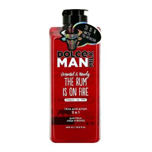 Гель для душа `DOLCE MILK` MAN 3в1 Жгучий ром 460 мл