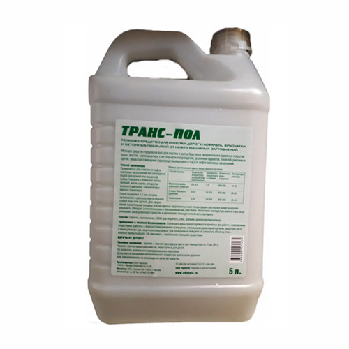 Транс-Пол, Средство для очистки от моторного масла / Удаления масляных пятен, технических масел, 5 л. — изображение 2