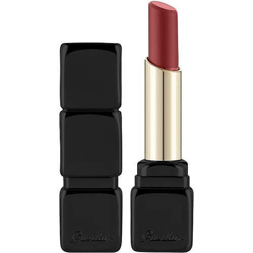 Guerlain KissKiss Tender Matte Lipstick, Матовая помада для губ с эффектом сияния, 16 часов комфорта