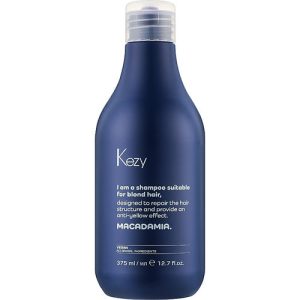 Kezy Macadamia Anti-Yellow Shampoo, Шампунь против желтизны волос