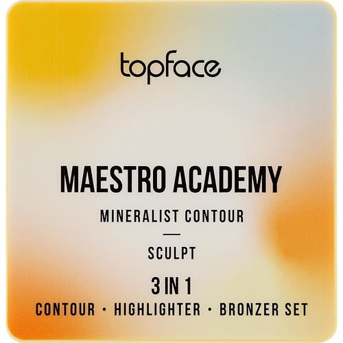 TopFace Maestro Academy Mineralist Contour, Палетка для контуринга — изображение 2