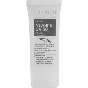 Guinot Newhite Brightening Uv Shield SPF 50, Осветляющий тонирующий крем для сияния кожи
