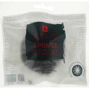 Erborian Accessories Konjac Sponge, Спонж конняку с бамбуковым углем