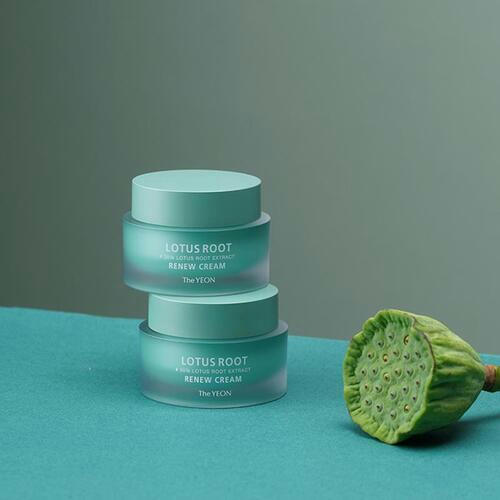TheYEON Крем увлажняющий с экстрактом лотоса – Lotus root renew cream, 50мл — изображение 4