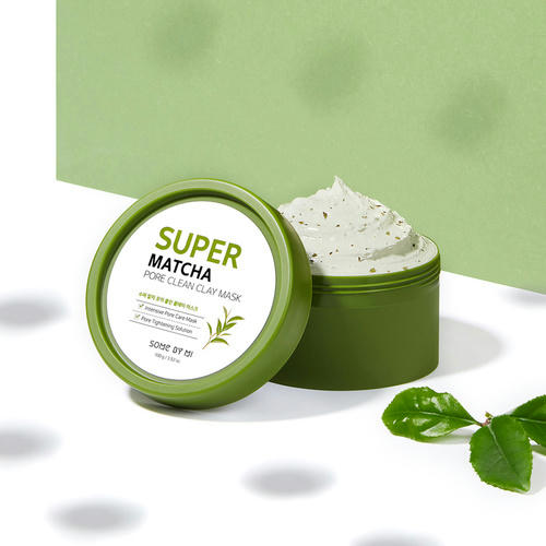 Some By Mi Маска очищающая глиняная с чаем матча - Super matcha pore clean clay mask, 100мл — изображение 4