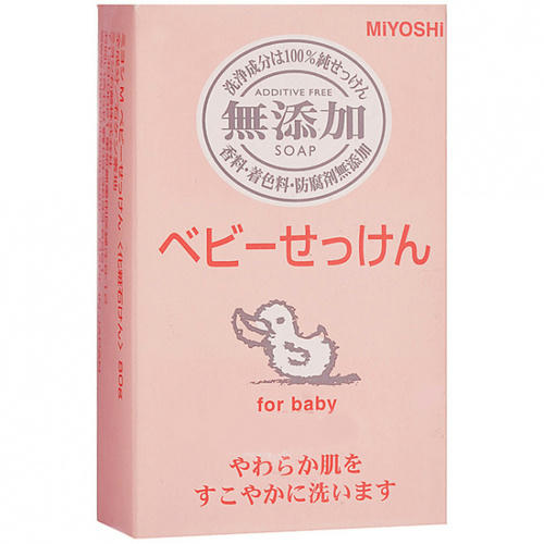 Miyoshi Мыло туалетное для всей семьи - Additive free family soap bar, 80г