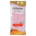 Ohe Мочалка для тела мягкая розовая - Awa time body towel soft, 35г