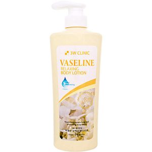 3W Clinic Лосьон для тела с вазелином - Relaxing body lotion vaseline, 550мл