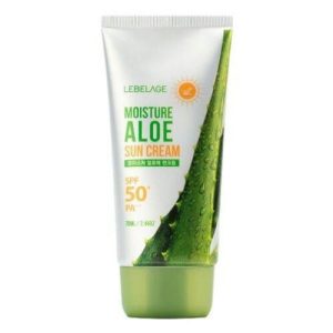 Lebelage Крем солнцезащитный с экстрактом алоэ - Moisture aloe sun cream SPF50+/PA+++, 70мл