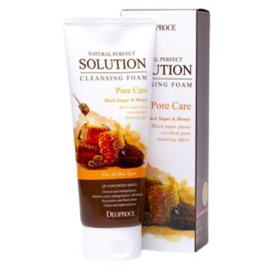 Deoproce Пенка-скраб для умывания бурый сахар - Perfect solution cleansing foam pore care, 170г