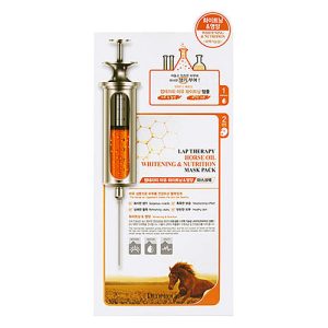 Deoproce Маска-сыворотка питательная с лошадиным маслом - Lap therapy ampoule maskpack, 25г