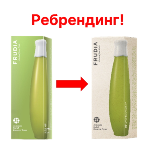 Frudia Тонер-эссенция восстанавливающий с авокадо - Avocado relief essence toner, 195мл — изображение 2