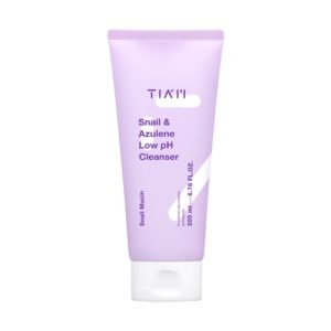 TIAM Гель для умывания с муцином улитки и азуленом - Snail & Azulene Low pH Cleanser, 200мл