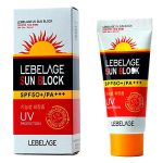 Lebelage Крем для лица cолнцезащитный - UV Sun block SPF50+/PA+++, 30мл