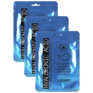L'Sanic Патчи гидрогелевые с гиалуроновой кислотой - Hyaluronic acid marine complex, 1шт*3уп