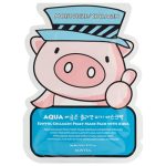 Eunyul Маска тканевая для лица с гиалуроновой кислотой - collagen piggy mask pack with aqua, 23мл