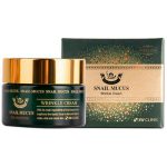 3W Clinic Крем для лица с улиточным муцином – Snail mucus wrinkle cream, 50мл