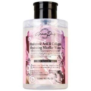 Grace Day Мицеллярная вода с гиалуроновой кислотой и коллагеном - Hyaluronic acid & collagen, 500мл