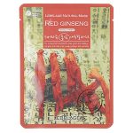 Lebelage Маска тканевая с красным женьшенем - Natural mask red ginseng, 23г