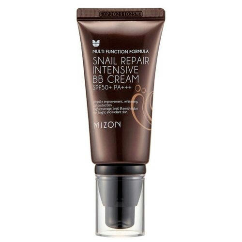 Mizon Крем BB с экстрактом муцина улитки - Snail repair intensive BB cream SPF50+/РА+++ #21, 50мл