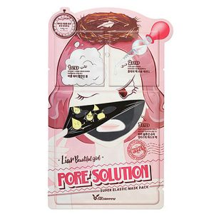 Elizavecca Трехшаговый набор для очищения и сужения пор - Pore solution super elastic mask, 25мл