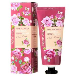FarmStay Крем для рук с розой - Pink flower blooming hand cream pink rose, 100мл