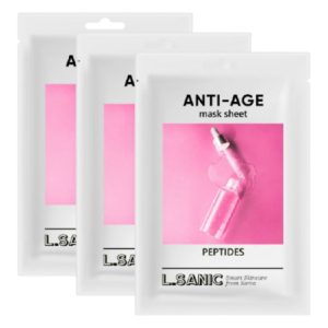 L.Sanic Набор тканевых масок с пептидами «антивозрастной эффект», 3шт