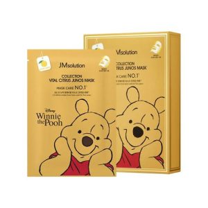 JMsolution Маска тканевая для лица с юдзу – Disney collection vital citrus junos mask, 30мл