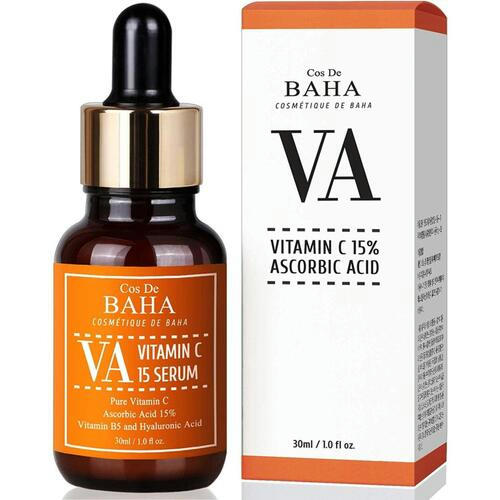 Cos De BAHA Сыворотка осветляющая с витамином С - Vitamin C 15% ascorbic acid (VA), 30мл — изображение 2