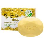 3W Clinic Мыло кусковое «мед» - Honey gold beauty soap, 120г