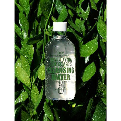 Derma Factory Вода очищающая с экстрактом хауттюйнии - Houttuynia cordata 92% cleansing water, 300мл — изображение 4