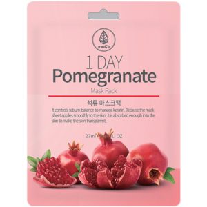 Med B Маска тканевая с экстрактом граната - 1 Day pomegranate mask pack, 27мл