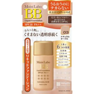 Meishoku Основа тональная жидкая (тон3, нат. охра) - Moist-labo BB liquid foundation, 25мл
