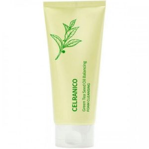 Celranico Пенка с семенами зеленого чая - Green tea seed oil balancing foam cleansing, 150мл