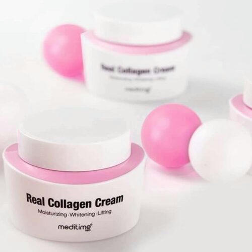 Meditime Крем антивозрастной с коллагеном - Real collagen cream, 50мл — изображение 3