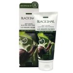 Jigott Пенка очищающая с экстрактом слизи черной улитки - Natural black snail foam сleansing, 180мл