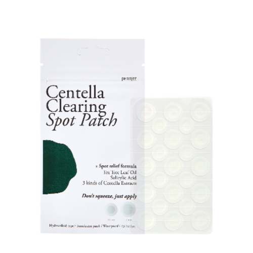 Petitfee Патчи для проблемной кожи - Centella clearing spot patch, 23шт (12мм*15шт, 10мм*8шт)