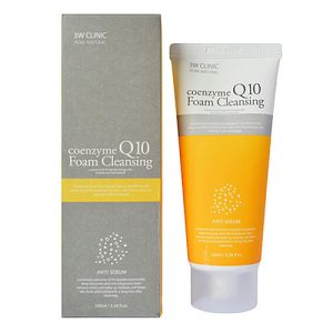 3W Clinic Пенка для умывания с коэнзимом Q10 - Coenzyme Q10 foam cleansing, 100мл