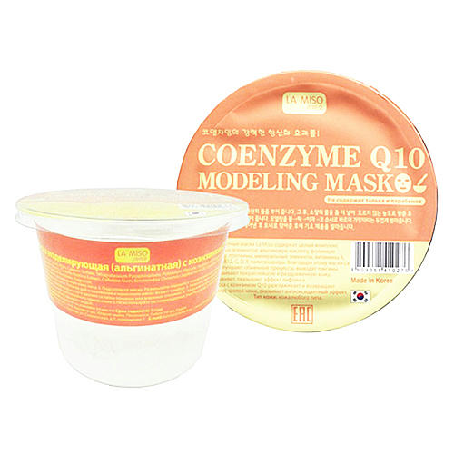 La Miso Маска альгинатная с коэнзимом Q10 - Coenzyme Q10 modeling mask, 28г