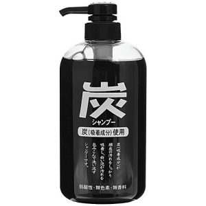 JunLove Шампунь для волос с древесным углём - Charcoal shampoo, 600мл