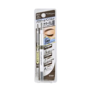 Sana Подводка для бровей 3 в 1 (пепельно-коричневый) - New born w brow ex #b11, 1шт