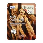 3W Clinic Маска тканевая для лица красный женьшень - Fresh red ginseng mask sheet, 23мл