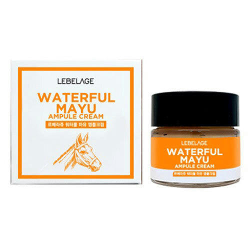 Lebelage Крем ампульный с лошадиным маслом - Ampule cream waterful mayu, 70мл