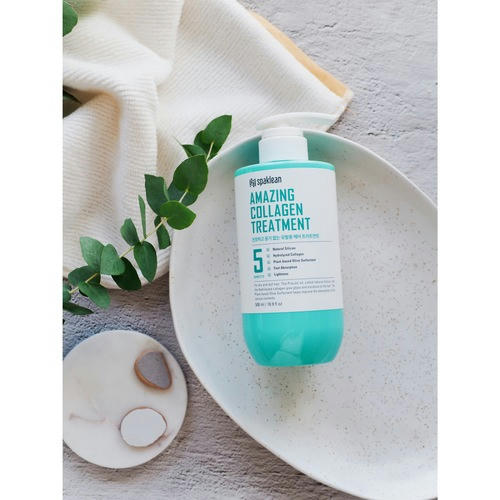 Spaklean Бальзам для волос с коллагеном - Amazing collagen treatment, 500мл — изображение 3