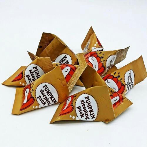 Too Cool For School Маска энзимная ночная с тыквой и керамидами - Pumpkin sleeping pack, 2мл — изображение 3